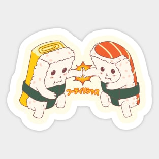 Foodilicious - Cute Sumo Sushi Sticker